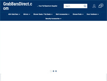 Tablet Screenshot of grabbarsdirect.com